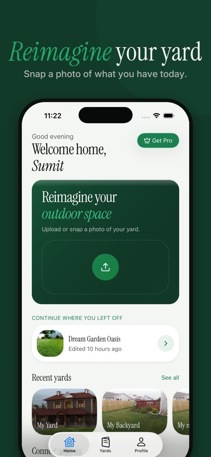 YardPlan on iPhone